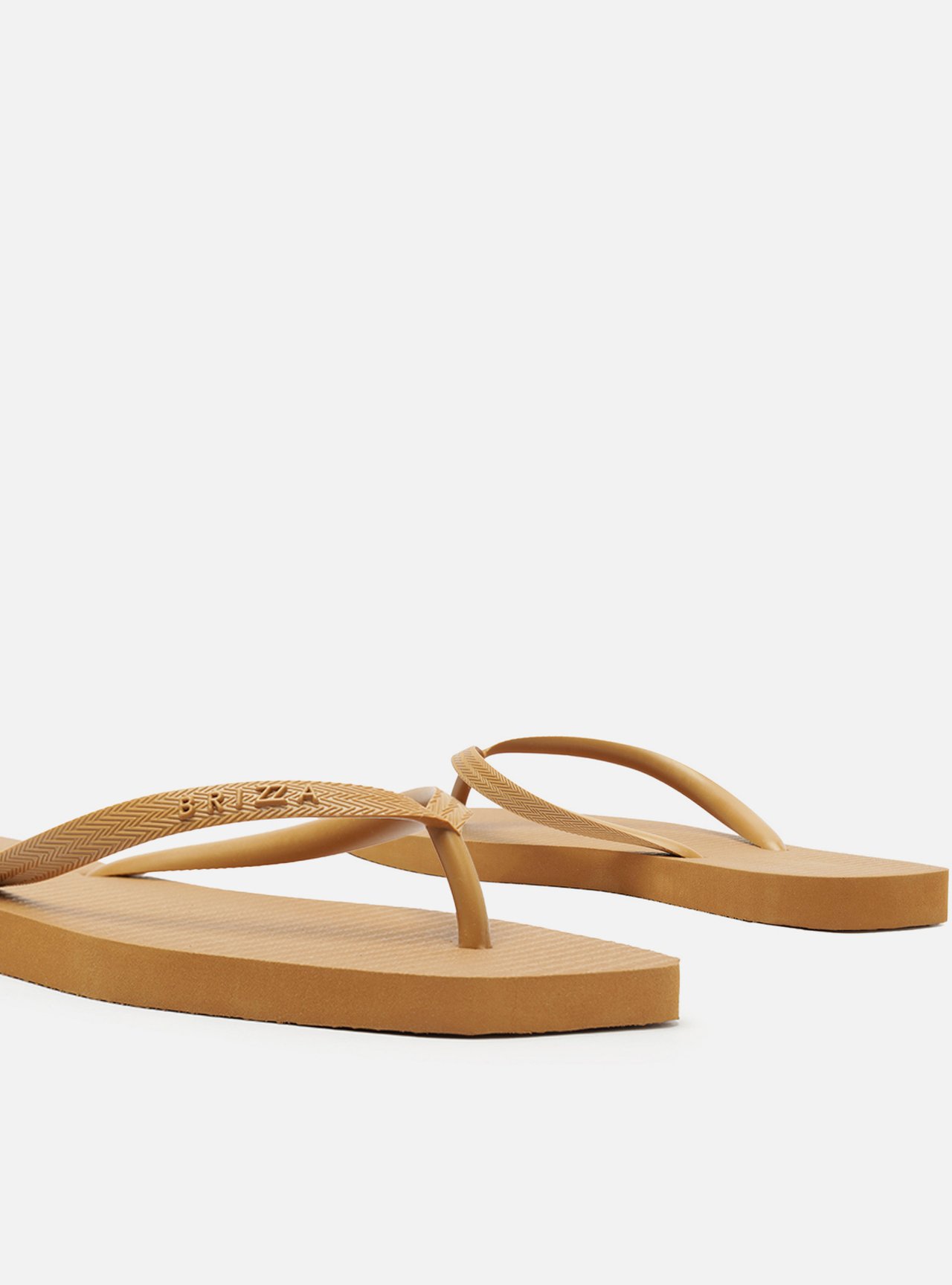 Chinelo de Dedo Marrom Básico Square Brizza — foto 4