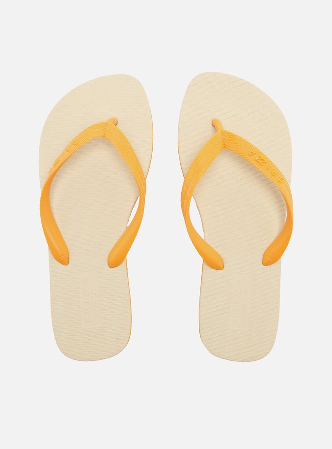 Chinelo de Dedo Laranja Bicolor Roma Basics