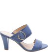 Mule Couro Fivela Savannah Blue Bird