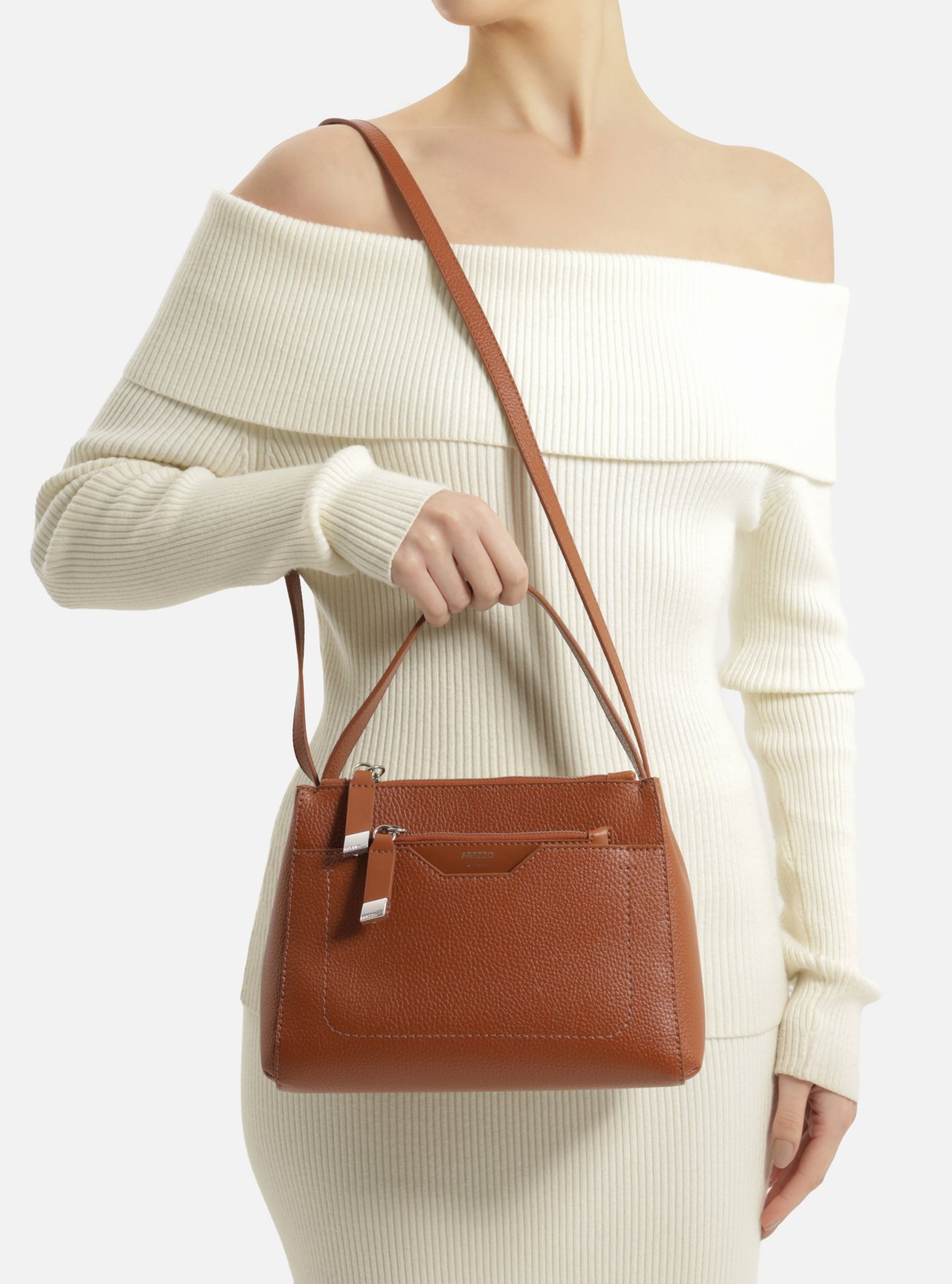 Bolsa Tote Marrom Emilly Média Pouch — foto 7
