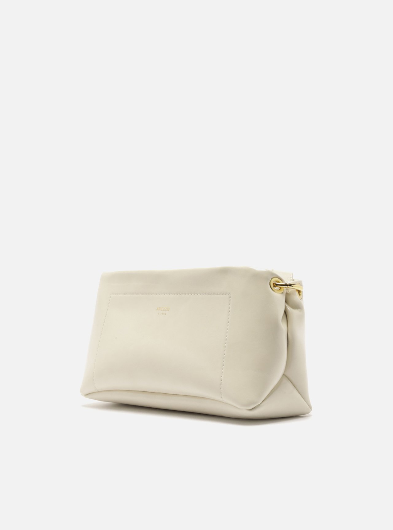 Bolsa Tiracolo Off White Média Detalhe Costura — foto 2