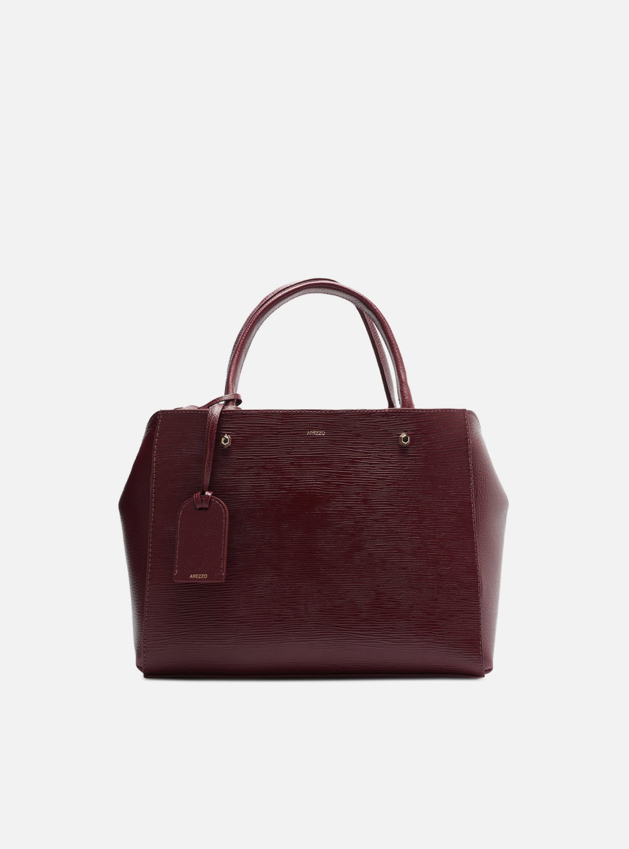 Bolsa Tote Vermelha Couro Bella Média — foto 1