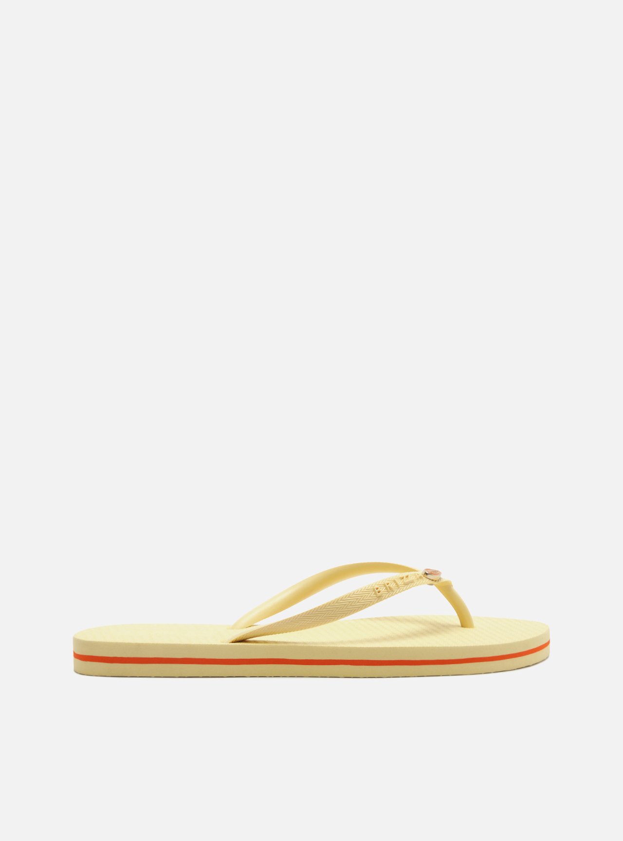 Chinelo de Dedo Rosa Flatform Metais Brizza — foto 3
