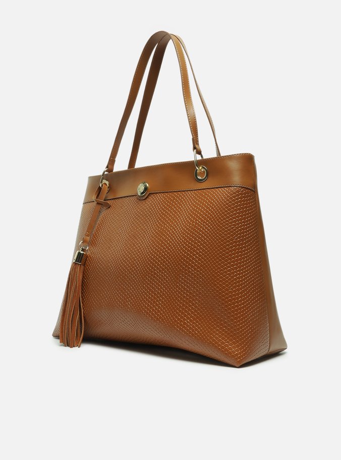 Bolsa Tote Marrom Grande