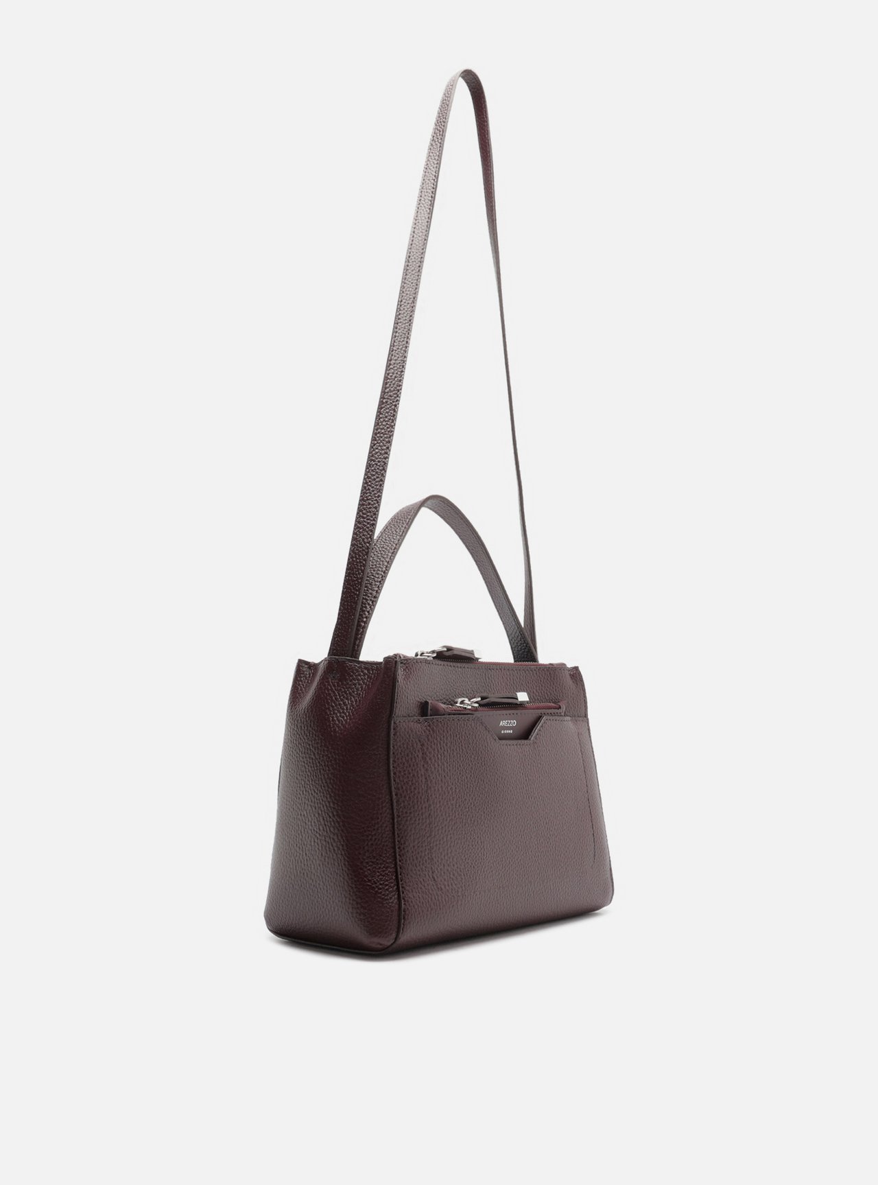 Bolsa Tote Vermelha Média Metais — foto 5
