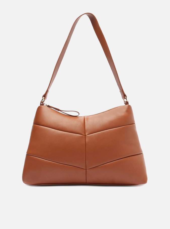 Bolsa Tiracolo Marrom Grande