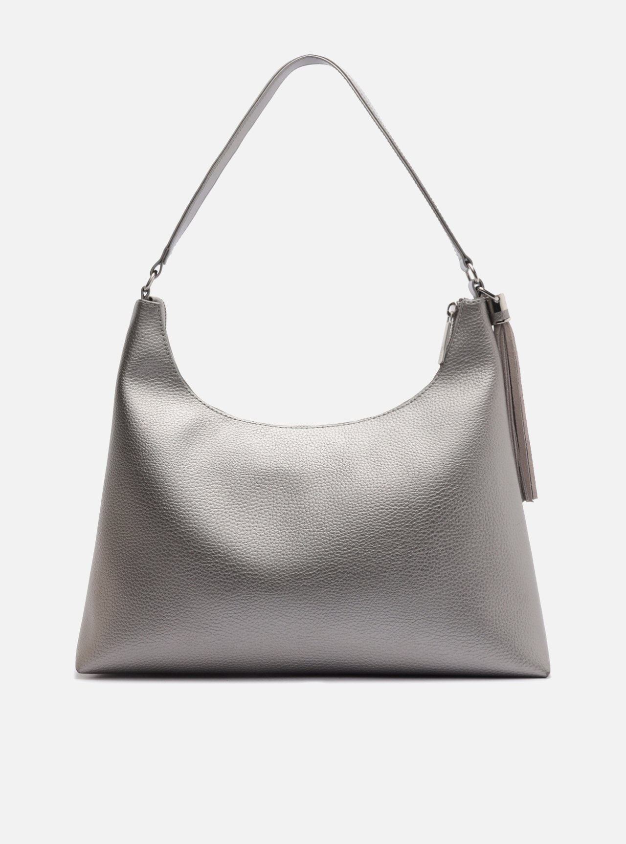 Bolsa Hobo Metalizada Grande — foto 3