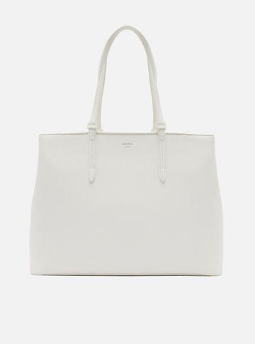 Bolsa Shopping Off-White Grande