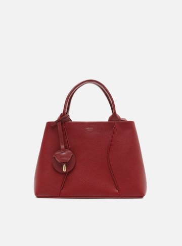 Arezzo — Bolsa Tote Vermelha Média Metais