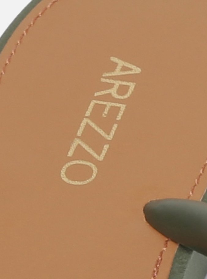 Chinelo de Dedo Verde Bico Quadrado Brizza