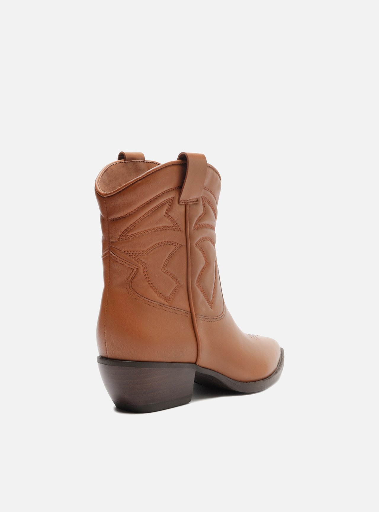 Bota Marrom Cano Curto Western Easy — foto 3