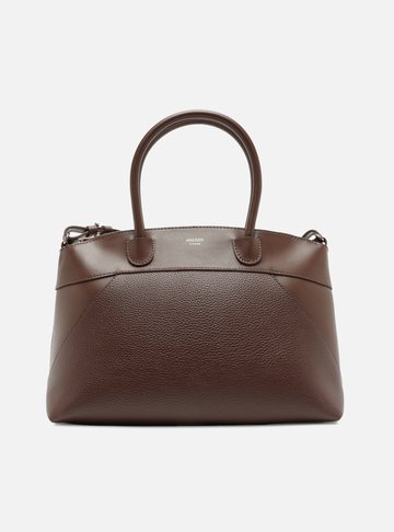 Bolsa Tote Marrom Grande Mix Texturas