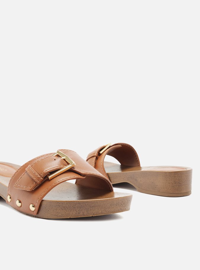 Sandália Marrom Flatform