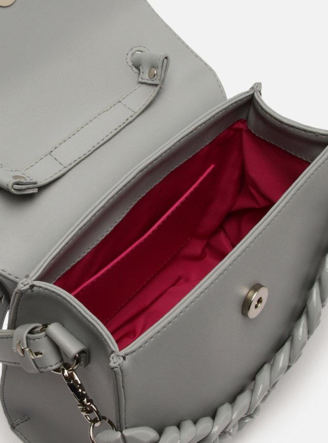 Bolsa Satchel Azul Iara Média Giorno
