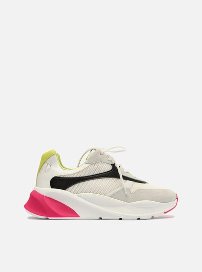モモ Tênis Branco Multimaterial ZZ Mov Sport Color | Arezzo