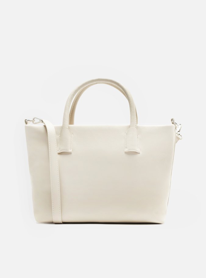 Bolsa Tote Off-White Pequena