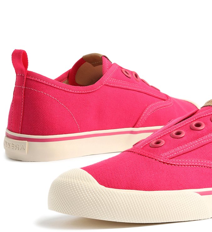 Tênis Rosa Lona Elástico ZZ Play