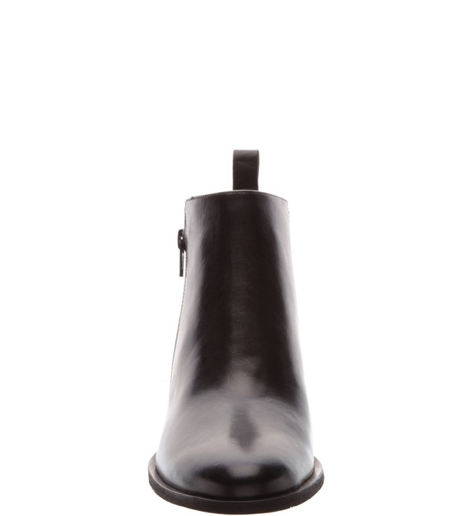 Ankle Boot Couro Preta