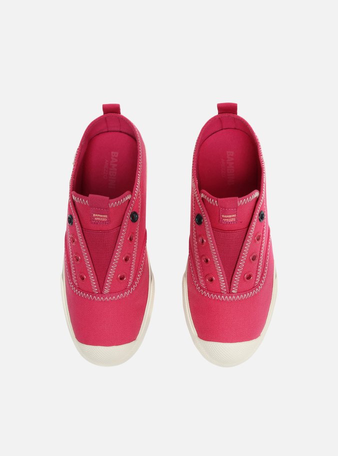 Tênis Infantil Slip On Rosa Lona