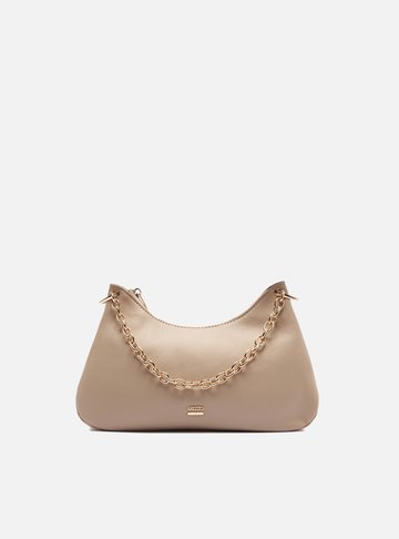 Bolsa Tiracolo Cinza Média