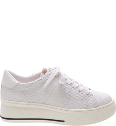 Tênis ZZ Life Couro Skin Bianco