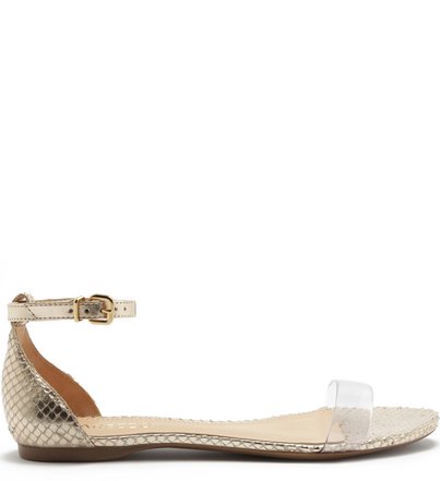 sandalia arezzo transparente