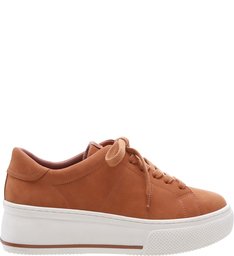 Tênis ZZ Life Couro Skin Argila Real