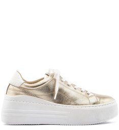 Tênis ZZ Young Couro Cadarço Platino