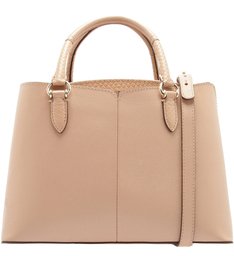 Bolsa Tote Viper Skin Chris Grande Gergelim