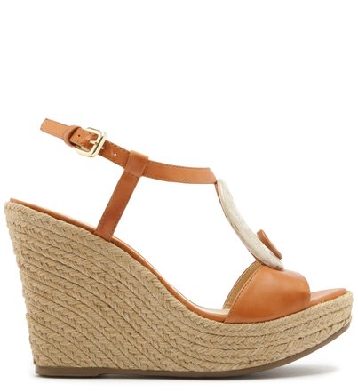 [PRÉ VENDA] Sandália Couro Plataforma Trançada Resina Argila Real