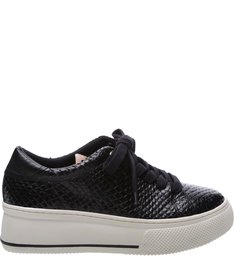 Tênis ZZ Life Couro Skin Preto