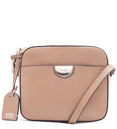 Bolsa Tiracolo Couro Delicata Pequena Soft Avelã